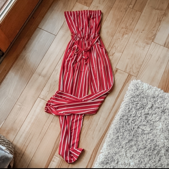 Pants - Capella striped sleeveless jumper